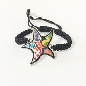 Starfish Bracelet ( colors inspired by the artist Brito ).  NEW ITEM